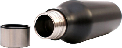 Shishe termike Excellent Houseware, 450 ml, çelik inox, e zezë