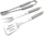 Set aksesorësh për grill Adler AD 6730, 3 pjesë, çelik inox, etui poliester i zi