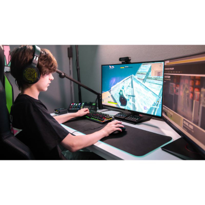 Maus gaming SteelSeries Rival 3 Gen 2 Wireless, 18.000 DPI, Bluetooth 2.4GHz, blu aqua