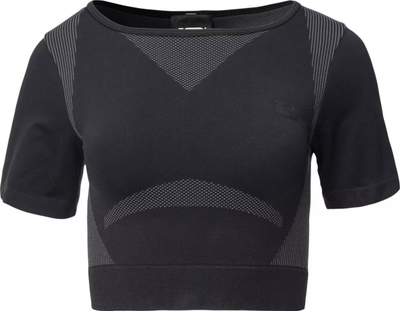 Bluzë sportive IQ Cross Ingel Top W, mëngë të shkurtra, xhep për telefon, e zezë