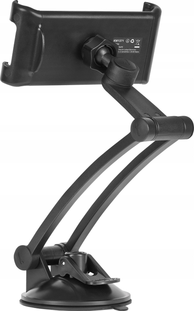 Mbajtëse univerzale për tablet Kruger&amp;Matz KM1371, krah 24 cm, rrotullim 360°, e zezë