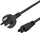 Кабел за струја Делтацо DK 2-5a до IEC C5, 2m, црн