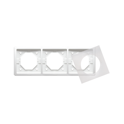 Kornizë elektrike Kontakt-Simon BMR3B/11, 3 module, IP44, e bardhë