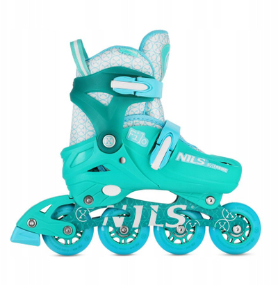 Patina inline për fëmijë Nils Extreme Yworolki NA13102, madhësia S 30-33, e gjelbër