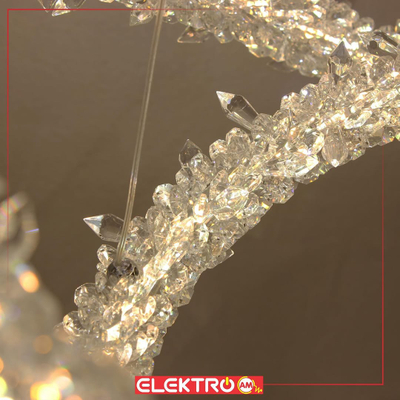 Abazhur kristal i varur LED H13-60+40