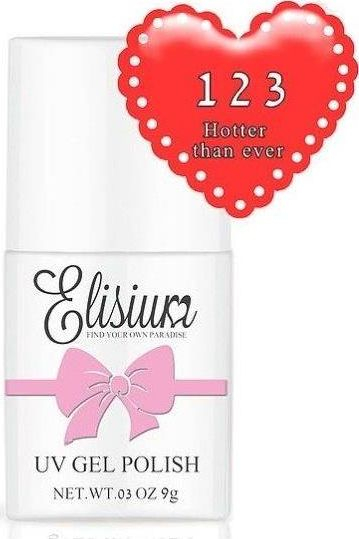 Llak për thonj Elisium UV Hotter Than Ever (5902539706918), Nr. 123, 8ml