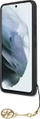 Mbrojtëse telefoni Guess 4G Charms për Samsung Galaxy S23, lëkurë PU, me varëse zbukuruese, gri