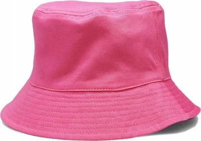 Kapele bucket 4F 4FJSS23ACAPF209, tekstil, logo 4F, rozë me të zezë