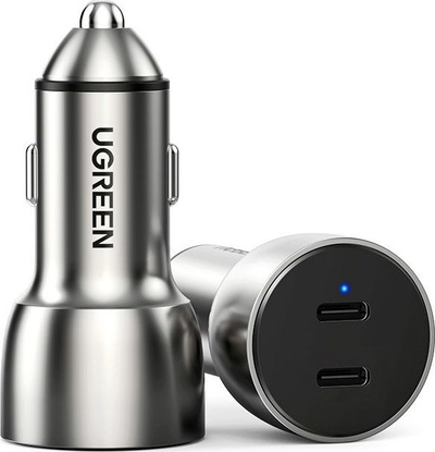 Karikues veture UGREEN USB C, 40W, 2x PD 20W, i zi