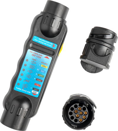 Njesi testimi per prize rimorkio AMiO 03225, 7 pin 13 pin