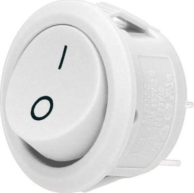 Çelës rrethor Orno OR-AE-13180/W, 230V 6A, ON/OFF, i bardhë
