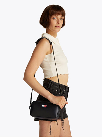 Çantë për femra Tommy Hilfiger, e zezë