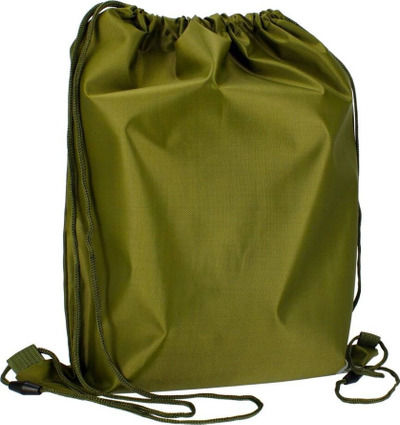 Çantë sporti Starpak Shoe Bag, me kordele, ngjyrë ulliri