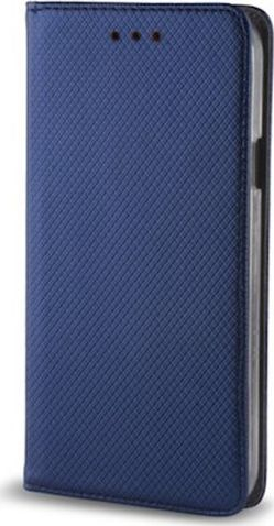 Mbrojtëse magnetike tip libër Case për Samsung Galaxy A82 5G, me xhepa, blu navy