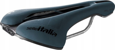 Ulëse biçiklete Selle Italia Flite Boost Gravel Superflow L3, shina TI 316, Fibra Tek, blu