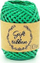 Shirit letre për lidh dhurata Gift Ribbon, 10m 2mm, jeshil