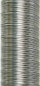 Tub fleksibël çeliku SpiroFlex 110, 1 m, argjend