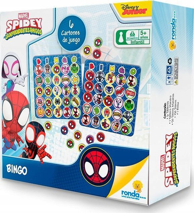 Игра бинго Spidey & Friends, едукативна, за деца
