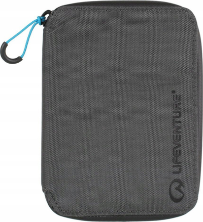 Portofol udhëtimi Lifeventure Mini Travel Wallet, RFID, gri
