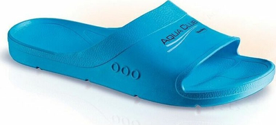 Shapka banjo Fashy Aqua Club, unisex, me taban që s’rrëshqet, blu