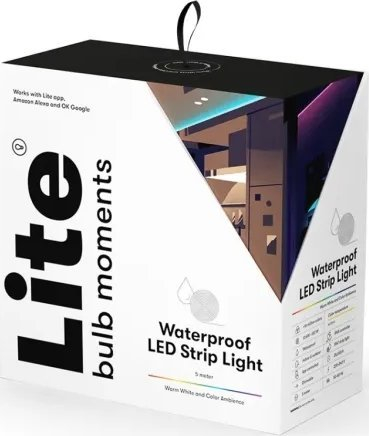Shirit LED Lite Bulb Moments, 5 metra, RGBW, i papërshkueshëm nga uji
