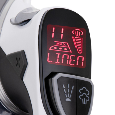 Hekur me avull Adler AD 5053, 3000W, ekran LCD, blu