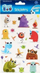 Ngjitësa dekorativë Sticker BOO Monsters 2, set me 23 copë, me shkëlqim, shumëngjyrësh