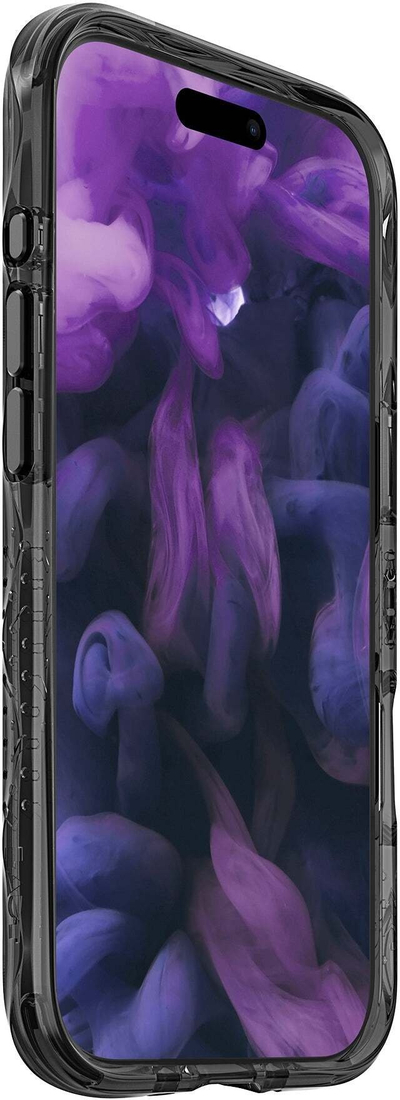 Капак за телефон Laut Crystal Matter X за iPhone 17 Pro, MagSafe, отпорен на удари, црн транспарентен