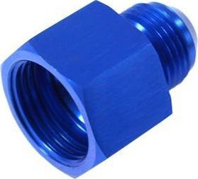 Reduktor alumini TurboWorks AN12 në AN10, nga female në male, blu