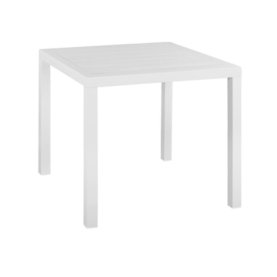 Tavolinë alumini 80×80 cm (HM5572.01), bardhë
