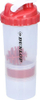 Shaker fitnesi Dunlop Organizer, 550ml, me 2 ndarje, i kuq