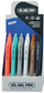 Set stilolapsash me bojë xhel vajore MFP Vinson, 0.7mm, 36 copë, bojë blu