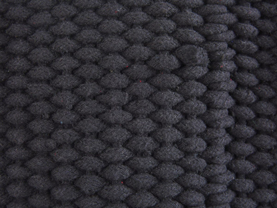 Shportë pambuku MANNAR Cotton Basket, me doreza, e zezë