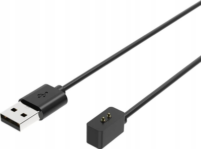 Kabllo kariku FIXED USB A për Xiaomi Smart Band 8, 2.5 W, 1 m, e zezë