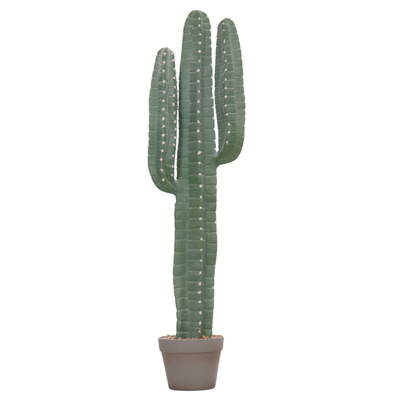 Bimë dekorative sintetike HomeMarkt Cactus, 103cm, me vazo, jeshile