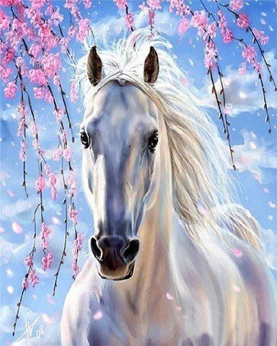 Set mozaiku Diamond Mosaic Horse 6708, 5D, dekorativ