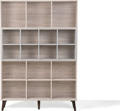 Raft librash ALLOA Bookcase, 15 ndarje, dru i çelët