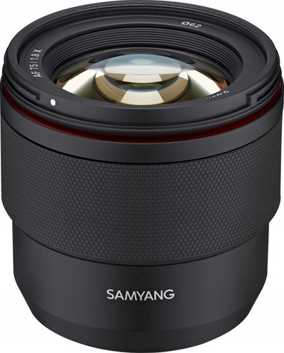 Objektiv Samyang AF 75mm f/1.8 për Fuji X, me autofokus, ngjyrë e zezë