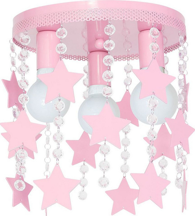 Llambë tavani Eko - Light: Star (MLP1128), 3 x E27, 230 V, rozë
