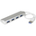 USB Hub ST43004UA, 4 porte, alumini, i argjendtë