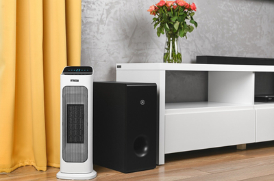 Ngrohës ventilatorik Noveen PTC2000 Smart, 2000W, termostat dhe timer, i bardhë