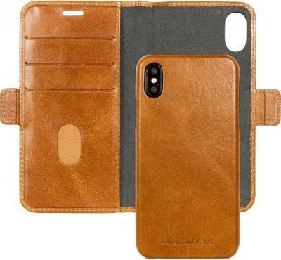 Mbulesë telefoni dbramante Bernstorff për iPhone XR, lëkurë, dark tan