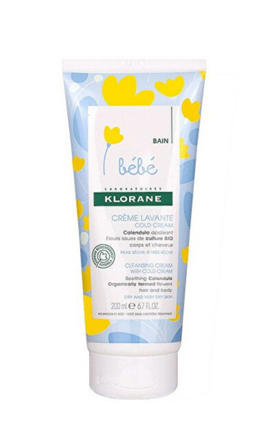 Xhel dushi Klorane Cleansing Cream, 200 ml