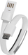 Kабел-адаптер Akyga нараквица, USB-C во USB-A, 23 cm, црна