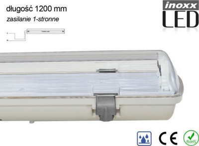 Llambë Nvox Linear T8, 120 cm, transparente