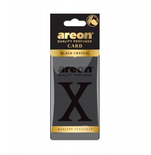 Aromatizues veture Areon X Card Black Crystal, varëse, i zi