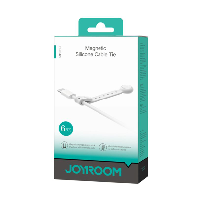 Set lidhëse magnetike kabllosh Joyroom JR-ZS422, 11cm, 6/12 copë, të bardha