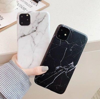 Mbulesë telefoni Wozinsky Marble për Samsung Galaxy A31, xhel TPU, mermer, e zezë