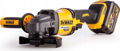 Set veglash pa kabllo DeWALT DCK2055T2T-QW FlexVolt, mulli këndor 54V XR 125mm, kaçavidë/brugull 18V XR, verdh e zezë