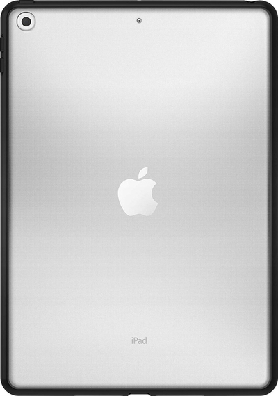 Mbulesë tableti OtterBox React Series për iPad 10.2", e tejdukshme, me kornizë të zezë